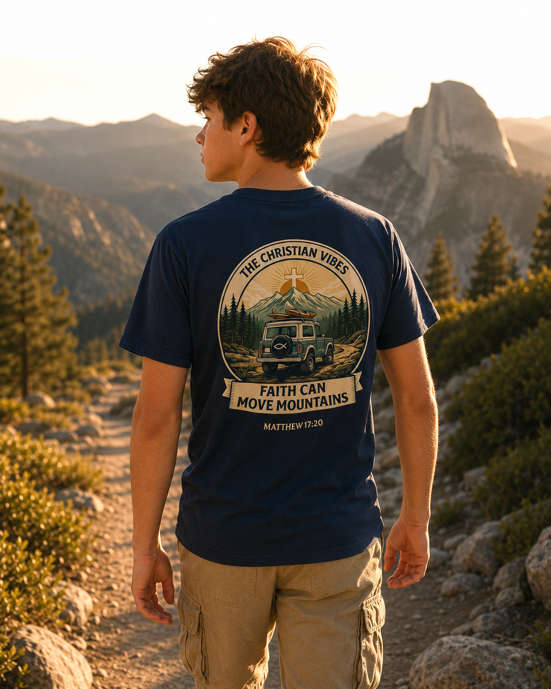 Faith Can Move Mountains Youth Tee