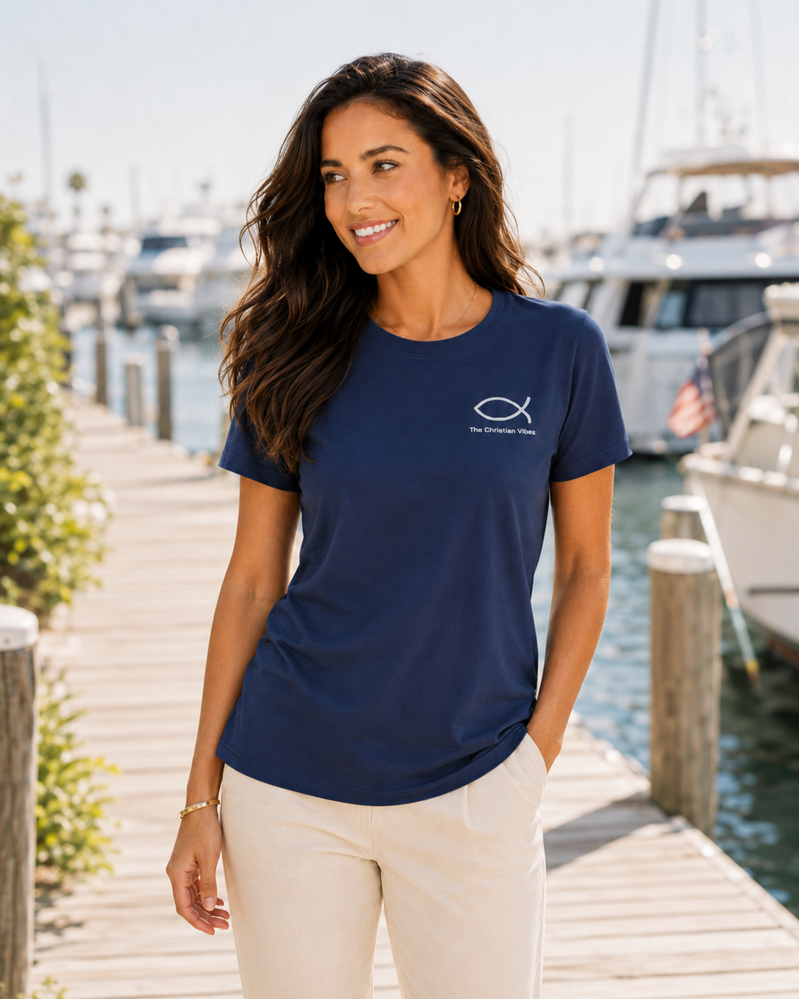 The Christian Vibes Women Essential Tee
