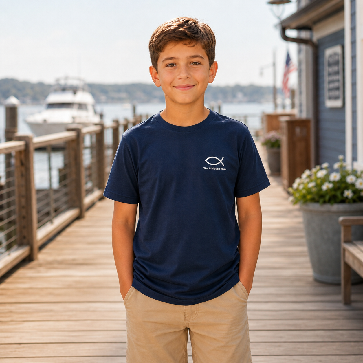 The Christian Vibes Youth Essential Tee