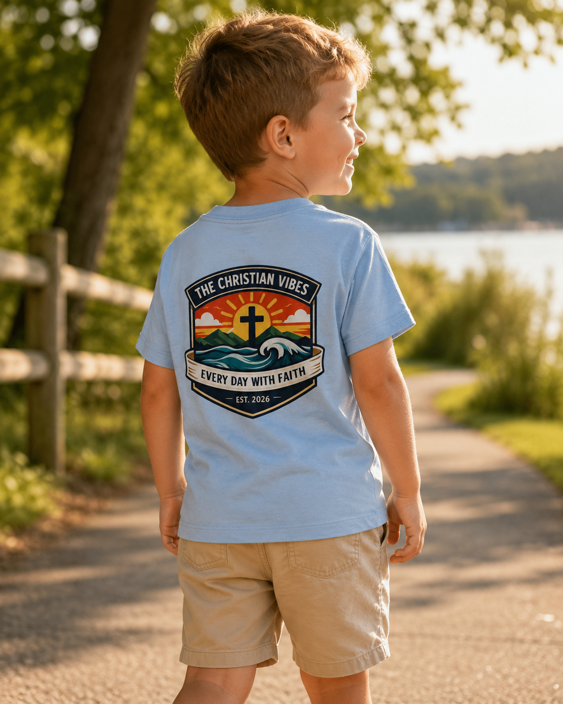 Every Day With Faith Kids Tee