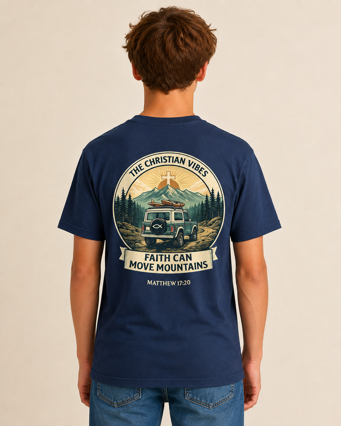 Faith Can Move Mountains Youth Tee